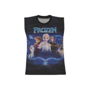 تی شرت آستین کوتاه دخترانه مدل السا و انا